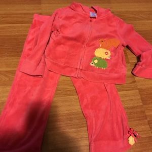 Gymboree velour sweatsuit